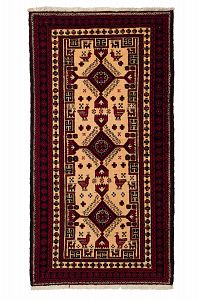 HANDMADE CARPET PERSIAN BALOCH 1,90X0,98 handmade carpet