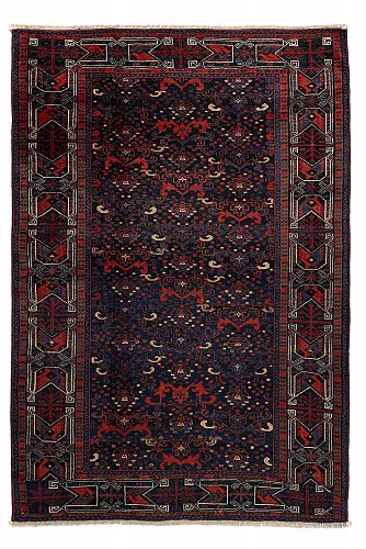 HANDMADE CARPET PERSIAN BALOCH ANTIQUE 2,16X1,47 COLLECTIVE handmade carpet