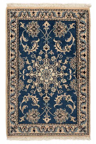 HANDMADE CARPET PERSIAN NAIN 0,90X0,59 WOOL-SILK handmade carpet