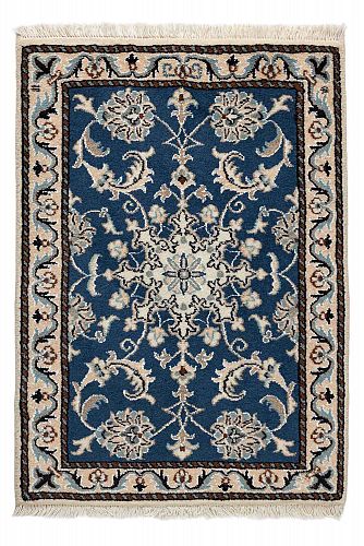 HANDMADE CARPET PERSIAN NAIN 0,89X0,62 WOOL-SILK handmade carpet