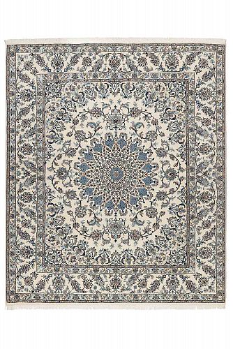 HANDMADE CARPET PERSIAN NAIN 2,91X2,45 WOOL-SILK handmade carpet