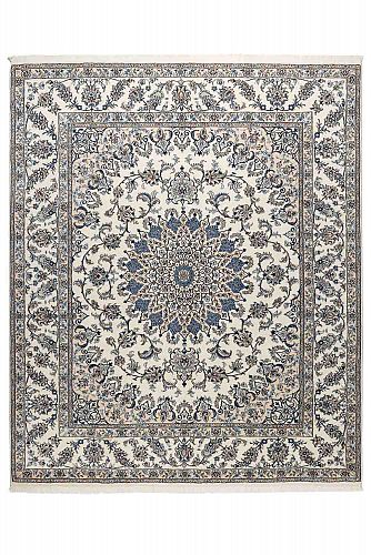 HANDMADE CARPET PERSIAN NAIN 2,94X2,43 WOOL-SILK handmade carpet