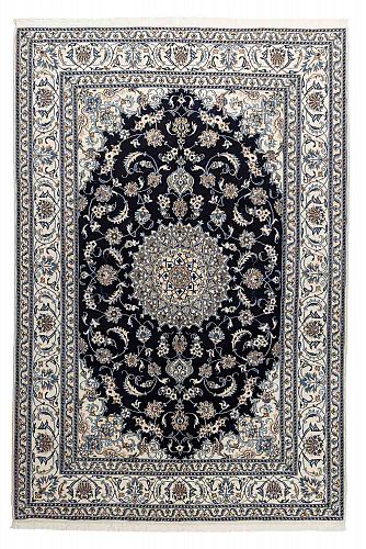 HANDMADE CARPET PERSIAN NAIN 2,92X1,96 WOOL-SILK handmade carpet
