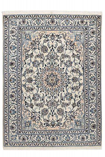 HANDMADE CARPET PERSIAN NAIN 2,00X1,45 WOOL-SILK handmade carpet