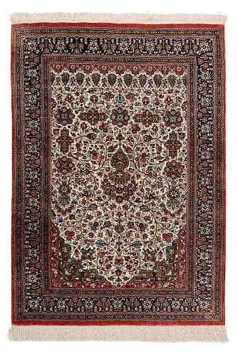 HANDMADE CARPET PERSIAN GOM SILK 1,56X1,10 COLLECTIVE handmade carpet