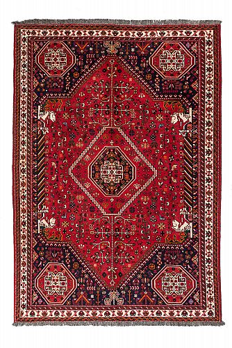 HANDMADE CARPET SHIRAZ 2,88x2,03 SPECIAL handmade carpet