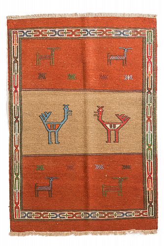HANDMADE PERSIAN KILIM 1,11x0,81 handmade carpet