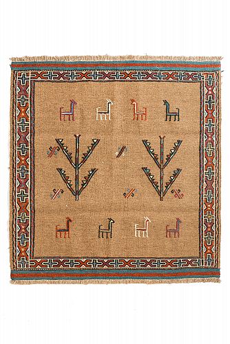 HANDMADE PERSIAN KILIM 1,00x1,00 handmade carpet