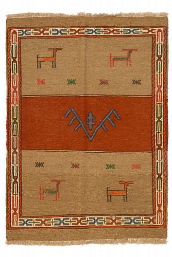HANDMADE PERSIAN KILIM 1,08x0,80 handmade carpet