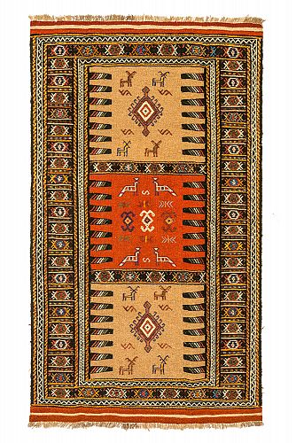 HANDMADE PERSIAN  KILIM 1,82x1,05 handmade carpet