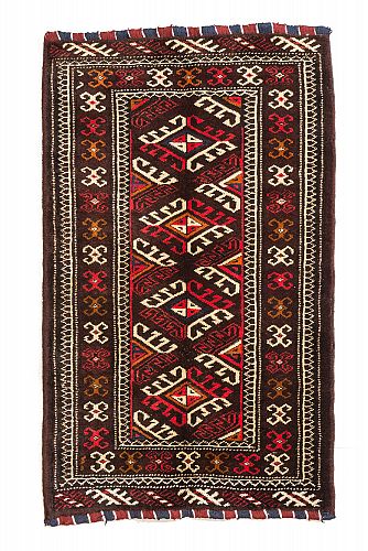 HANDMADE CARPET PERSIAN TORKAMAN 1,00x0,67 (SET) handmade carpet