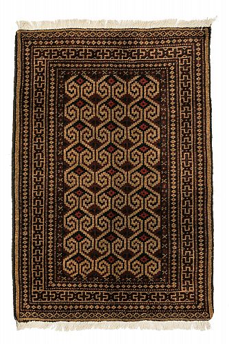 HANDMADE CARPET PERSIAN TORKAMAN 1,07x0,75 handmade carpet