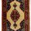 HANDMADE PERSIAN KASHAN CARPET ANTIQUE 0,90X0,60