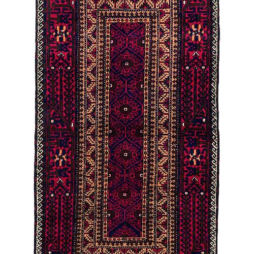 HANDMADE CARPET PERSIAN BALOCH 1,88X0,95