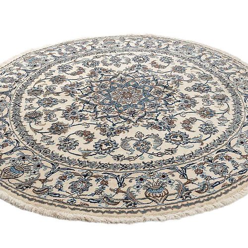 HANDMADE CARPET PERSIAN NAIN 2,00X2,00 WOOL-SILK