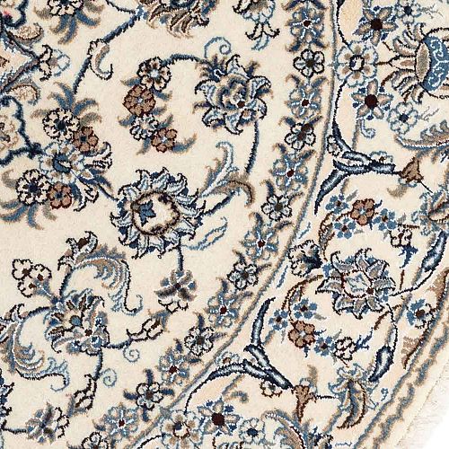 HANDMADE CARPET PERSIAN NAIN 2,00X2,00 WOOL-SILK