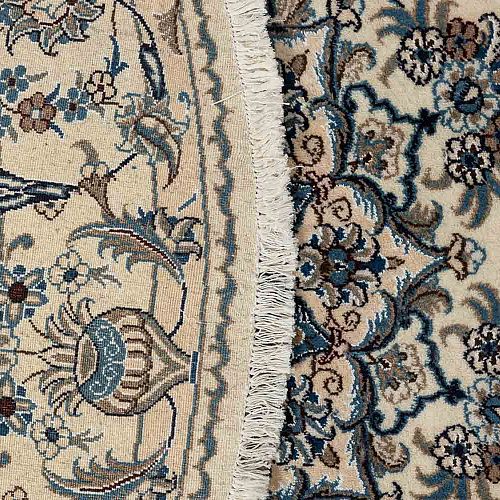 HANDMADE CARPET PERSIAN NAIN 2,00X2,00 WOOL-SILK