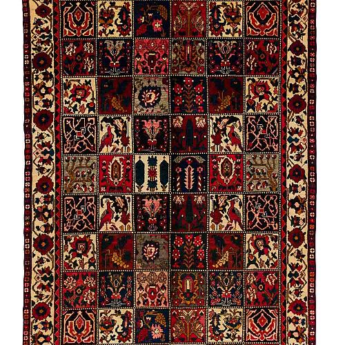 HANDMADE PERSIAN BAKHTIAR CARPET 2,94X1,78
