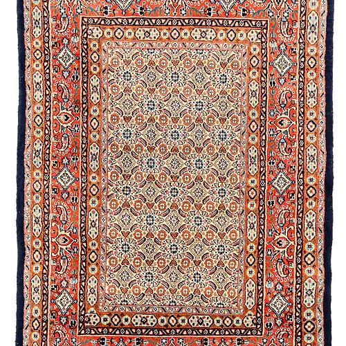 HANDMADE PERSIAN MOUD CARPET 1,45X0,98