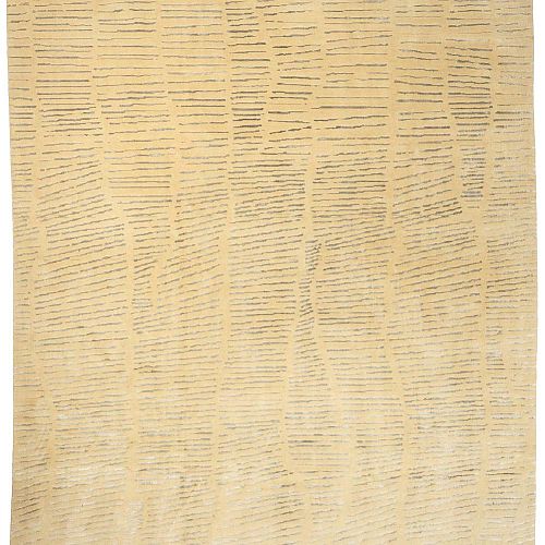 PERSIAN MODERN BAMBOU SILK CARPET 3,94X2,98