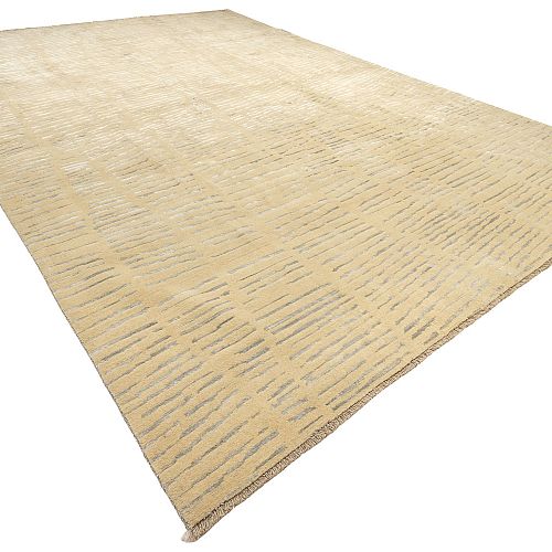 PERSIAN MODERN BAMBOU SILK CARPET 3,94X2,98