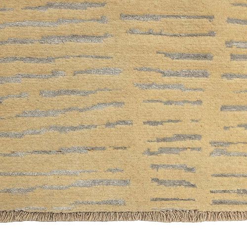 PERSIAN MODERN BAMBOU SILK CARPET 3,94X2,98