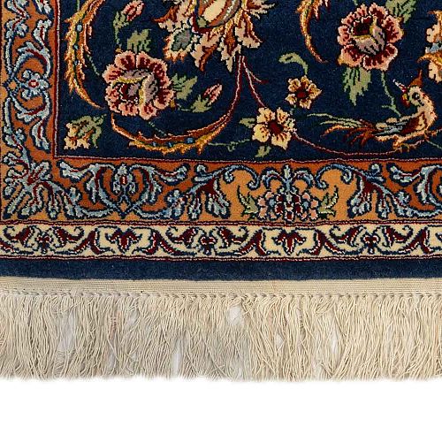 HANDMADE PERSIAN ESFAHAN CARPET 2,70X1,75 SIGNED BY MAHDIE COLLECTIVE