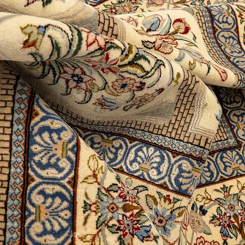 ΧΕΙΡΟΠΟΙΗΤΟ ΧΑΛΙ ESFAHAN ΠΕΡΣΙΚΟ 1,90X1,27 ΜΕ ΥΠΟΓΡΑΦΗ EMADIE ΣΥΛΛΕΚΤΙΚΟ