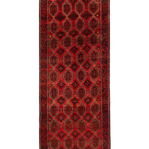 HANDMADE PERSIAN CHOUCHAN ANTIQUE CARPET 4,57X1,49