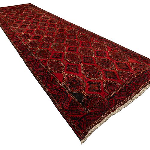 HANDMADE PERSIAN CHOUCHAN ANTIQUE CARPET 4,57X1,49