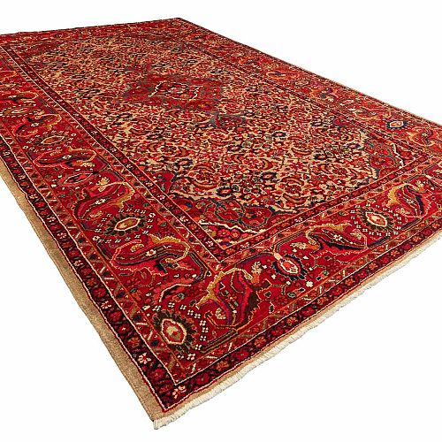 HANDMADE PERSIAN MALAYER CARPET 3,22X2,32