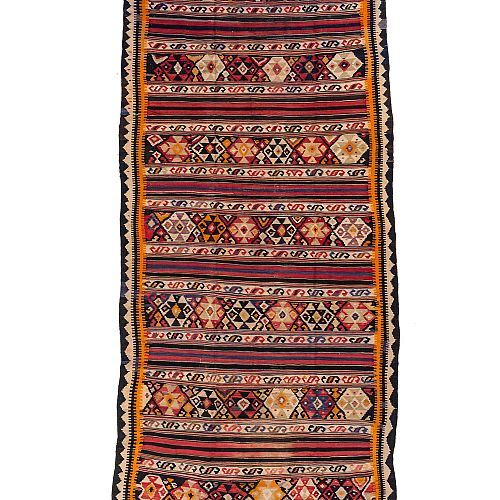 HANDMADE PERSIAN KILIM ANTIQUE 3,13x1,40