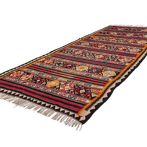 HANDMADE PERSIAN KILIM ANTIQUE 3,13x1,40