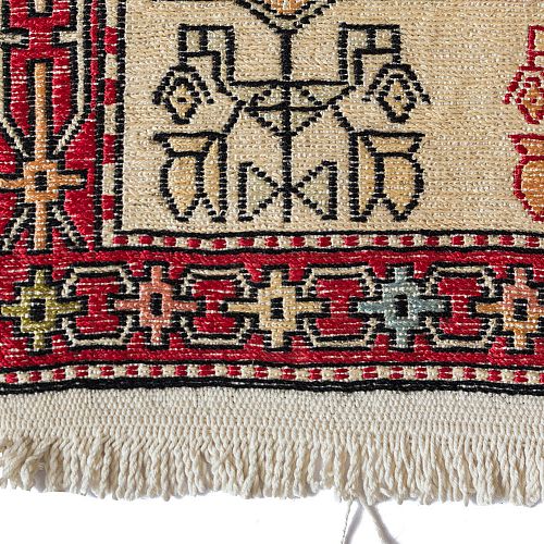 HANDMADE PERSIAN KILIM WOOL-SILK 0,97x0,80 SPECIAL