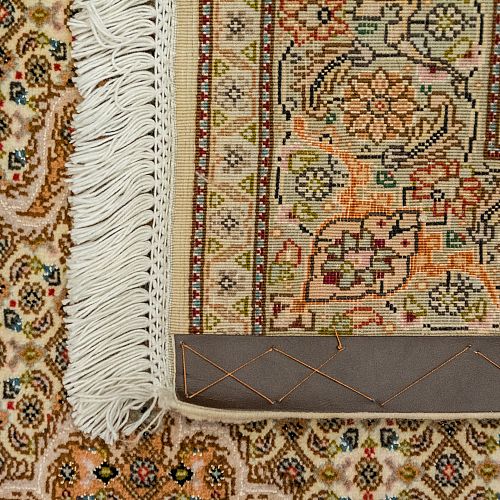 ΧΕΙΡ. ΧΑΛΙ TABRIZ-MAHI ΠΕΡΣΙΚΟ ΜΑΛΛΙ-ΜΕΤΑΞΙ 1,45x1,00