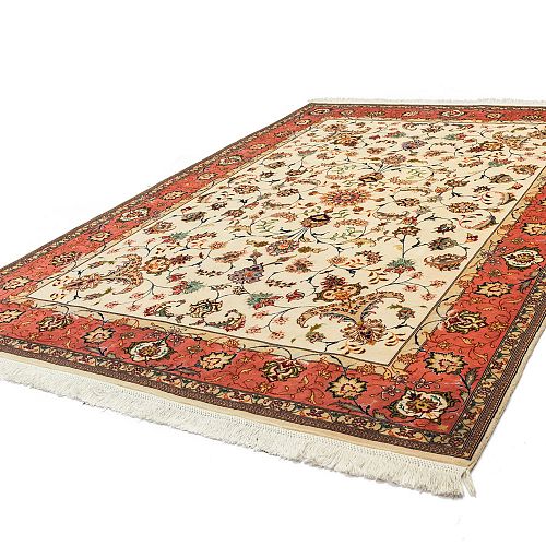 ΧΕΙΡ.ΧΑΛΙ TABRIZ ΠΕΡΣΙΚΟ 50 RAJ ΜΑΛΛΙ-ΜΕΤΑΞΙ 1,98x1,50