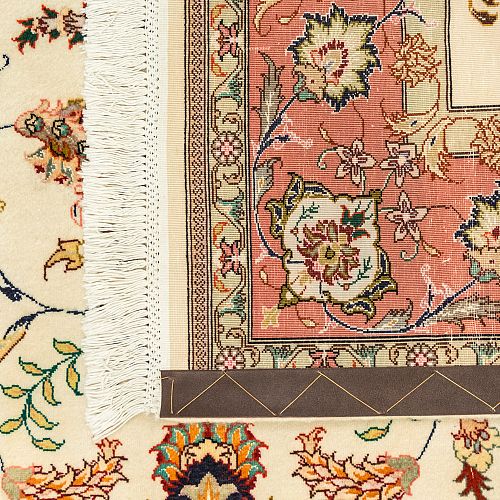 ΧΕΙΡ.ΧΑΛΙ TABRIZ ΠΕΡΣΙΚΟ 50 RAJ ΜΑΛΛΙ-ΜΕΤΑΞΙ 1,98x1,50