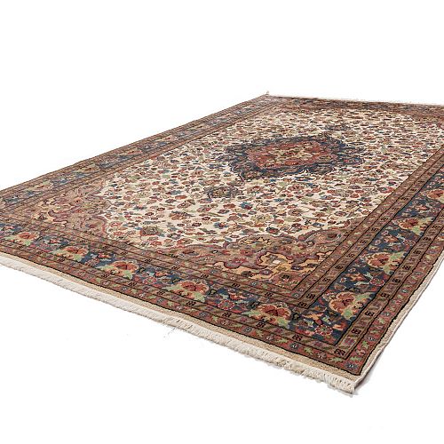 HANDMADE CARPET FARAHAN WOOL-SILK 3,08x2,14