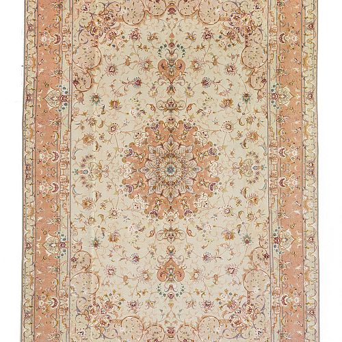 HANDMADE CARPET TABRIZ 60 RAJ WOOL-SILK 3,09x2,00 BY OLIJAH