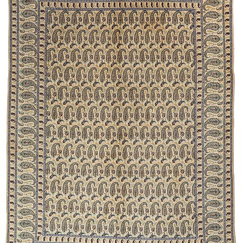 HANDMADE PERSIAN KASHAN CARPET 3,71x2,72