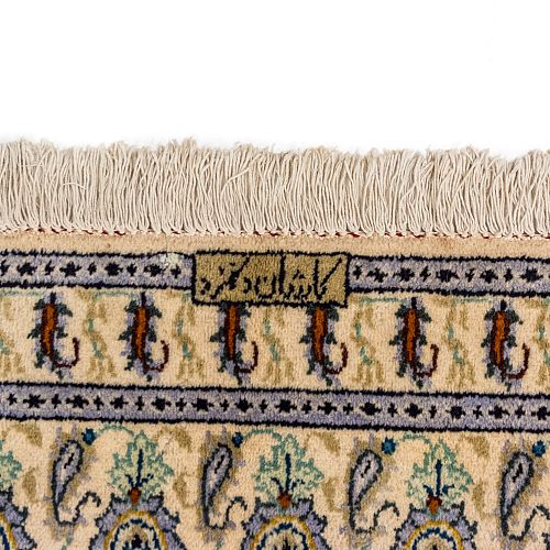 HANDMADE PERSIAN KASHAN CARPET 3,71x2,72