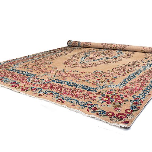 HANDMADE CARPET KERMAN 4,56x2,98