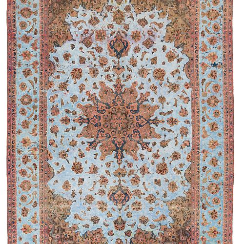 HANDMADE PERSIAN CARPET VINTAGE KASHAN 3,16x2,13