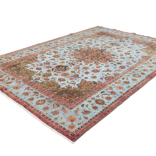 HANDMADE PERSIAN CARPET VINTAGE KASHAN 3,16x2,13