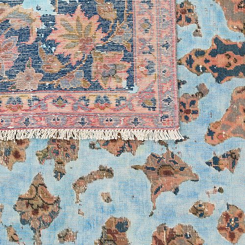 HANDMADE PERSIAN CARPET VINTAGE KASHAN 3,16x2,13