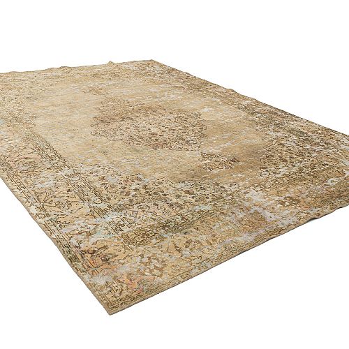 ΧΕΙΡΟΠΟΙΗΤΟ ΧΑΛΙ VINTAGE TABRIZ ΠΕΡΣΙΚΟ 3,68X2,70