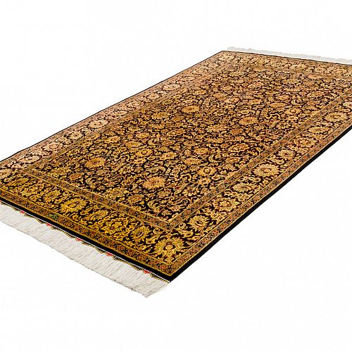 HANDMADE CARPET GOM SILK 2,00X1,26 SIGNED BY MOHAMADI