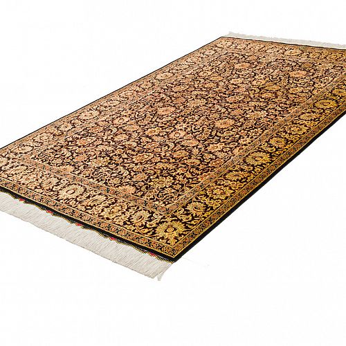 HANDMADE CARPET GOM SILK 2,00X1,26 SIGNED BY MOHAMADI