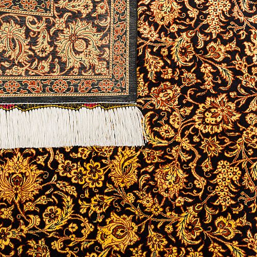 HANDMADE CARPET GOM SILK 2,00X1,26 SIGNED BY MOHAMADI