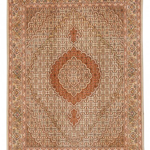 HANDMADE PERSIAN TABRIZ WOOL-SILK 2,05X1,51
